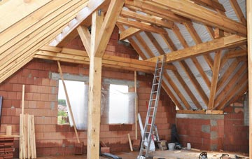 Easton Grey attic trusses